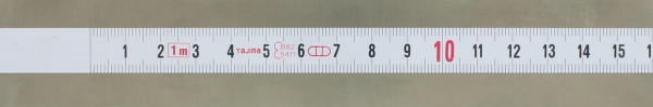 hedue® Selbstklebendes Maßband 25 m, Skalierung links nach rechts